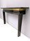 Italian Lacquered Wood & Brass Console Tables, 1980s, Set of 2 10