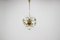 Mid-Century Pendant Light from Železnobrodské Sklo, 1960s 1