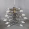 Chrome Plating and Metal Ceiling Lamp, 1960s, Image 8