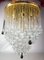 Lámpara de araña italiana de cristal de Murano de Paolo Venini, años 60, Imagen 1