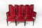 Black Wood & Red Velvet Dining Chair by Gustav Goerke, 1930s 8