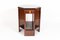 Mueble auxiliar de latón y caoba, años 30, Imagen 3