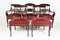 Royal Red Dining Chairs, 1880s, Set of 8 9