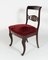 Chaises de Salon Royal Red, 1880s, Set de 8 1