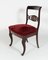 Sedie da pranzo Royal rosse, fine XIX secolo, set di 8, Immagine 1