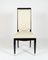 Black & White Highback Dining Chairs with Metal, 1930s, Set of 6, Image 3