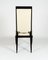Black & White Highback Dining Chairs with Metal, 1930s, Set of 6, Image 4