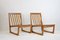 Set of Model 522 Teak Easy Chairs by Hans Olsen for Brdr. Juul Kristensen, 1950s 4