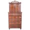 Antique Mahogany Tall Chest of Drawers, 1850s 1