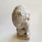 Vintage Sandstone Lion Holding a Shield Garden Statue 5