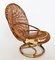 Mid-Century Italian Bamboo & Wicker Chair, 1950s 4
