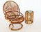 Mid-Century Italian Bamboo & Wicker Chair, 1950s 6