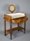 Antique French Walnut Washstand with Mirror 6