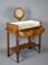 Antique French Walnut Washstand with Mirror, Image 6