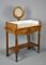 Antique French Walnut Washstand with Mirror, Image 13