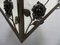 Vintage Art Deco Ceiling Lamp with 3 Cloudy Glass Plates, Image 12