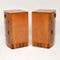 Vintage Art Deco Burr Walnut Bedside Cabinets, 1930s, Set of 2 5