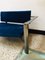 Vintage Velvet & Steel 2-Seater Sofa, 1980s 10