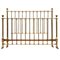 Large Antique French Brass Bed, 1900s, Image 7