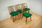 Green Dining Chairs by Antonin Suman for Ton, 1960s, Set of 4 5