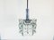 Crystal Glass Hanging Lamp by Kinkeldey, 1960s, Image 11