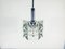 Crystal Glass Hanging Lamp by Kinkeldey, 1960s 9
