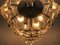Lámpara colgante de cristal de Kinkeldey, años 60, Imagen 4