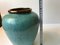 Vintage Scandinavian Ceramic Urn or Vase with Speckled Green Glaze, 1970s 6