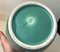 Urna o jarrón escandinavo vintage de cerámica con esmalte verde moteado, años 70, Imagen 5