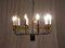 Vintage Scandinavian Glass & Iron Chandelier by Svend Aage Holm Sorensen, Image 9