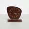 Leather Table Clock by Jacques Adnet, 1950s 2