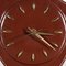 Horloge de Table en Cuir par Jacques Adnet, 1950s 6