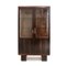 Mid-Century Italian Wood & Glass Display Cabinet, 1930s 1