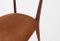 Italian Natural Leather & Mahogany Dining Chairs by Ico & Luisa Parisi, 1950s, Set of 6 6