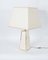 Hollywood Regency Style Gold & Cream Table Lamp, 1970s 3