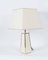 Hollywood Regency Style Gold & Cream Table Lamp, 1970s 2