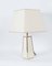 Hollywood Regency Style Gold & Cream Table Lamp, 1970s, Image 2