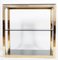 Hollywood Regency Brass and Smoked Glass Etagere by Renato Zevi, 1970s, Image 2