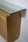 Hollywood Regency Faux Bamboo and Wood Buffet with Glass Top, 1970s 8