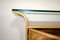 Buffet Hollywood Regency en Bois et Imitation Bambou avec Plateau en Verre, 1970s 6