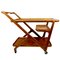 Mid-Century Wooden Tea Trolley by Cesare Lacca for Cassina, 1950s, Image 1