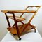 Mid-Century Wooden Tea Trolley by Cesare Lacca for Cassina, 1950s, Image 7