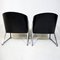 Postmodern Chrome and Leatherette Armchairs by Jouko Järvisalo for Inno, 1990s, Set of 2, Image 5