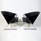 Postmodern Chrome and Leatherette Armchairs by Jouko Järvisalo for Inno, 1990s, Set of 2 6