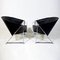 Postmodern Chrome and Leatherette Armchairs by Jouko Järvisalo for Inno, 1990s, Set of 2, Image 6