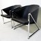 Postmodern Chrome and Leatherette Armchairs by Jouko Järvisalo for Inno, 1990s, Set of 2, Image 2