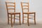 Vintage Italian Slat Back Dining Chairs with Rush Seats, 1978, Set of 6 6