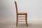 Vintage Italian Slat Back Dining Chairs with Rush Seats, 1978, Set of 6, Image 3