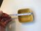 Juego de cerámica sueca vintage en esmaltado amarillo ocre, años 60. Juego de 3, Imagen 4