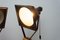 Black Enamel Industrial Spot Light Tripod Floor Lamps, 1970s, Set of 2 11